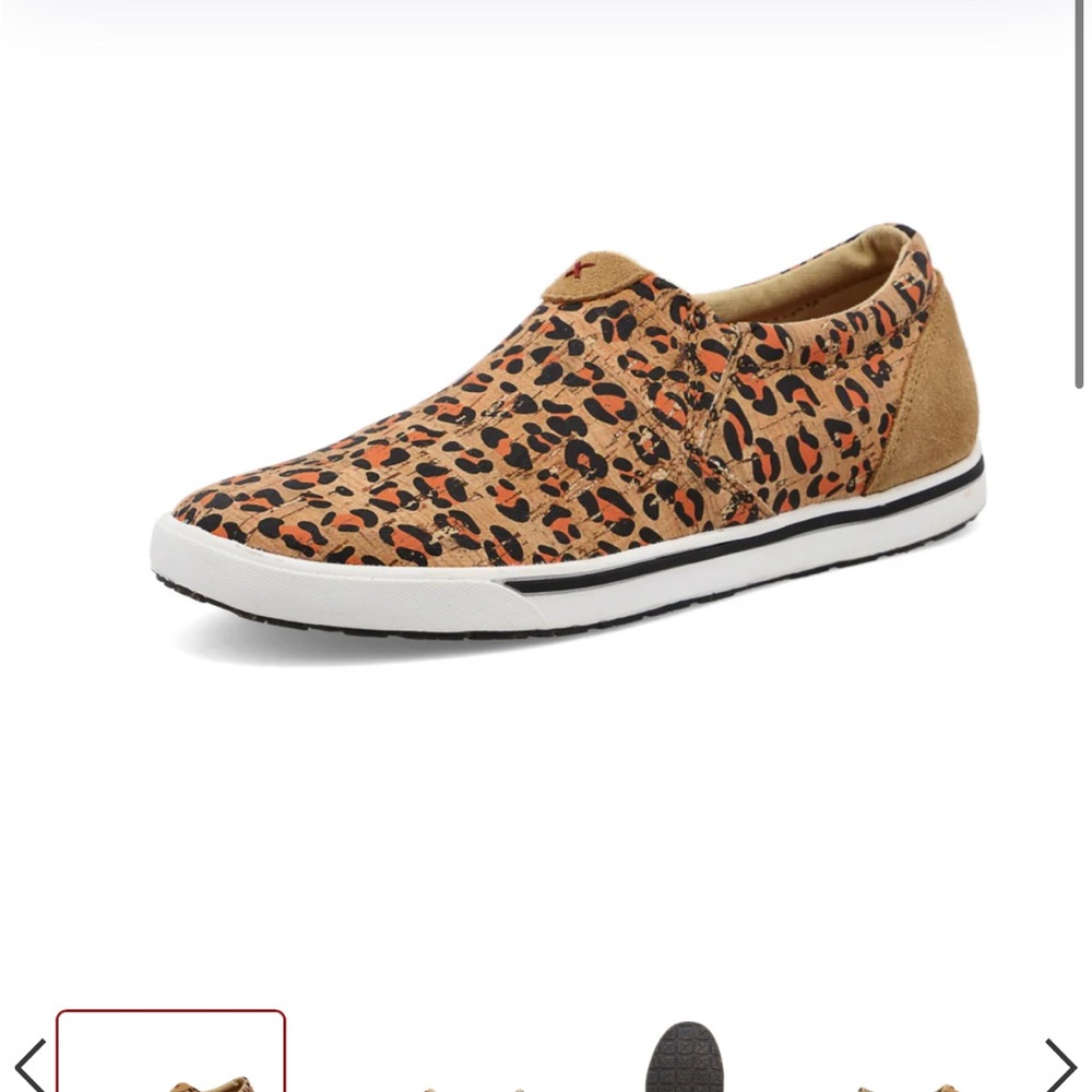 Twisted X Leopard Print Slip-On Sneakers